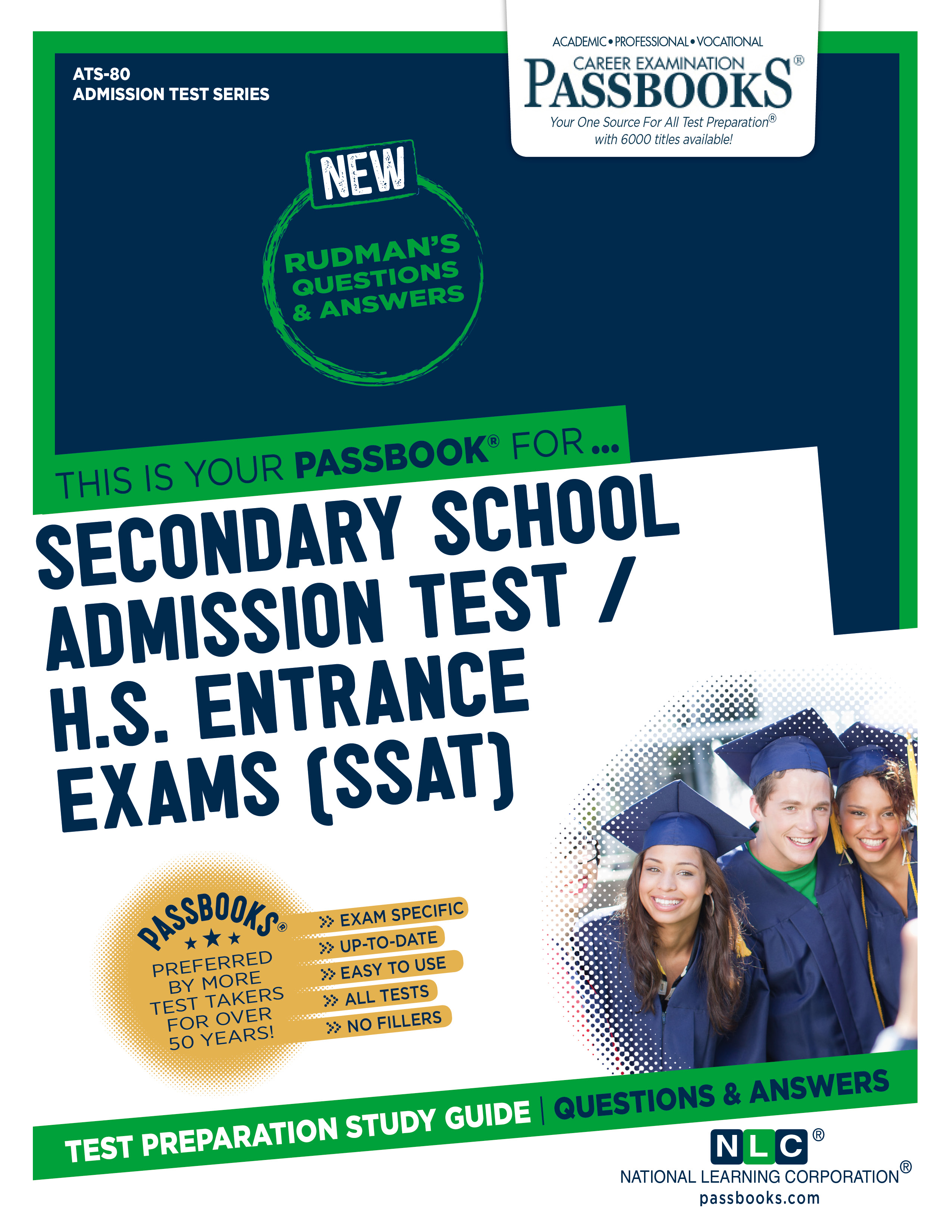 PDF Ebook Secondary School Admission Test / H S Entrance Exams SSAT