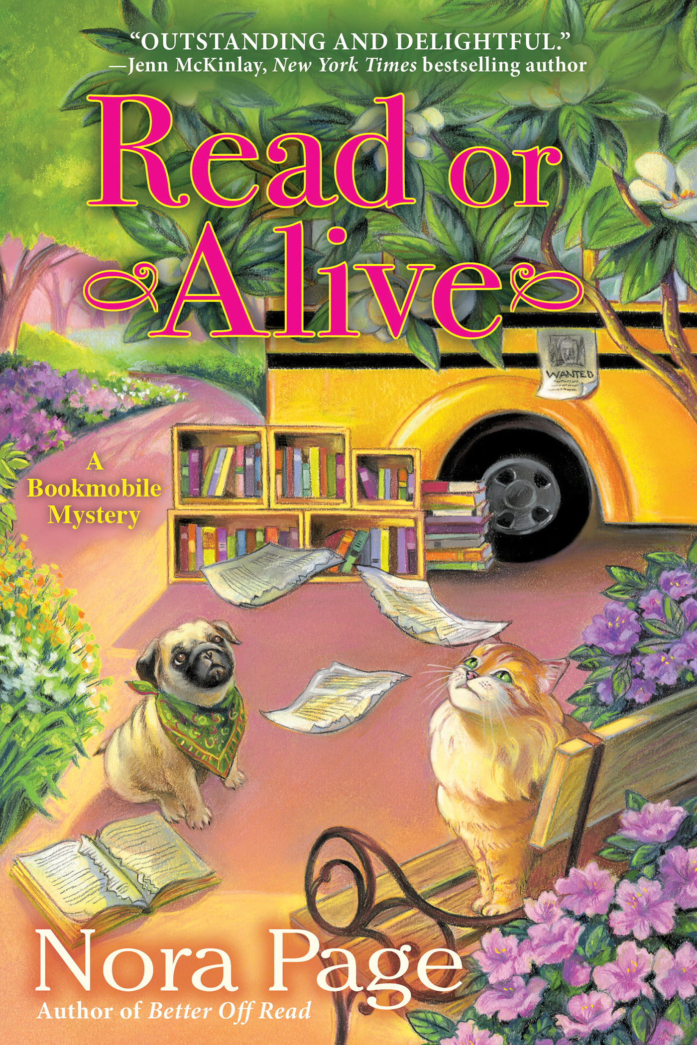 Read or Alive: A Bookmobile Mystery Nora Page Author