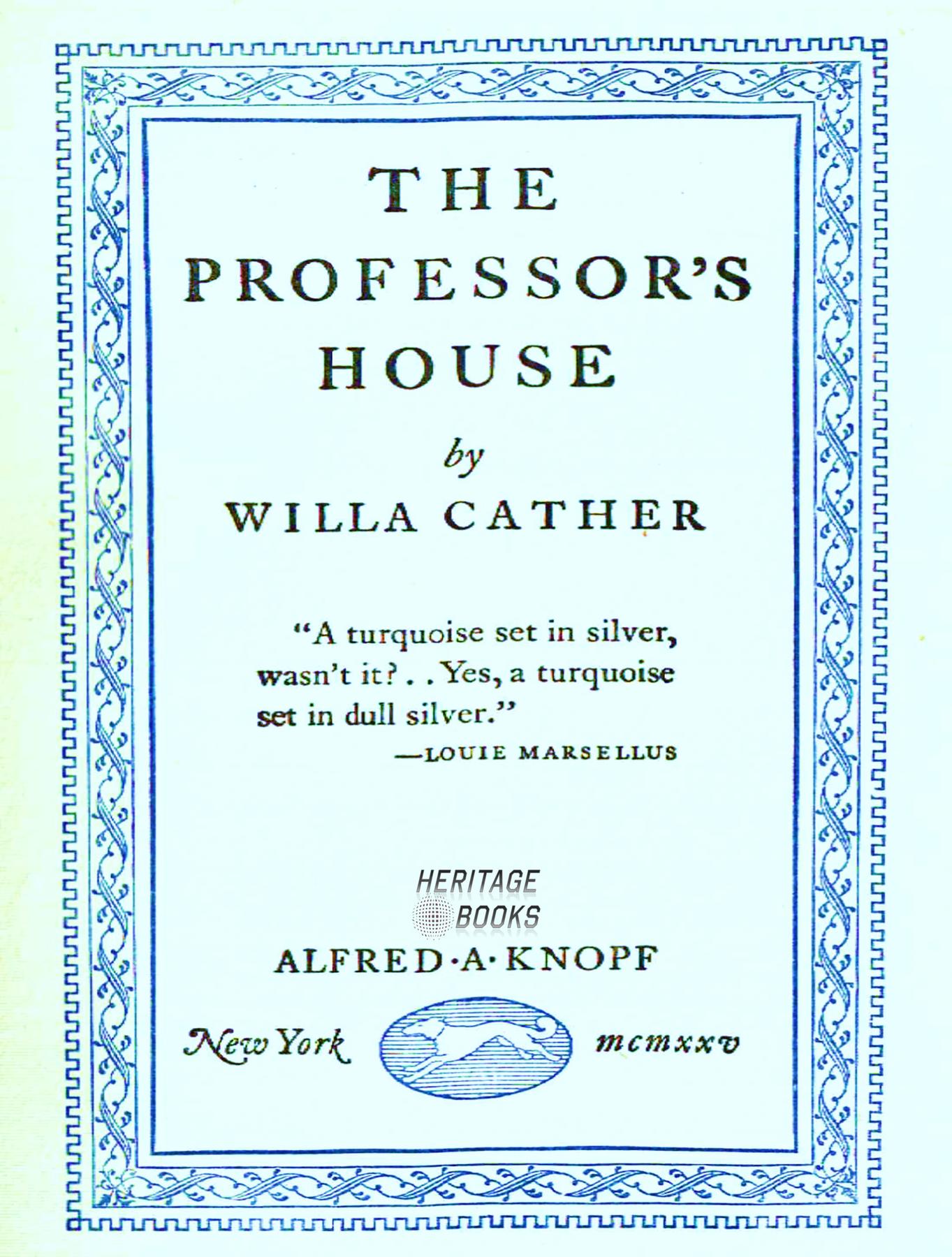 The Professor's House