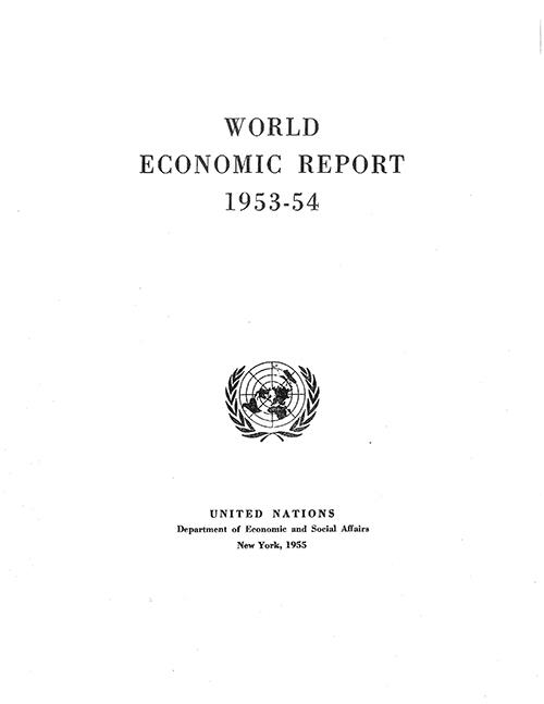 World Economic Report 1953–1954