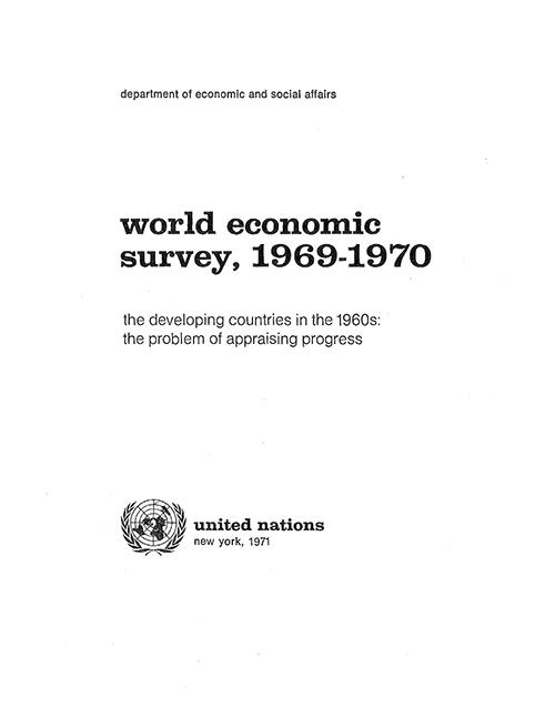 World Economic Survey 1969–1970