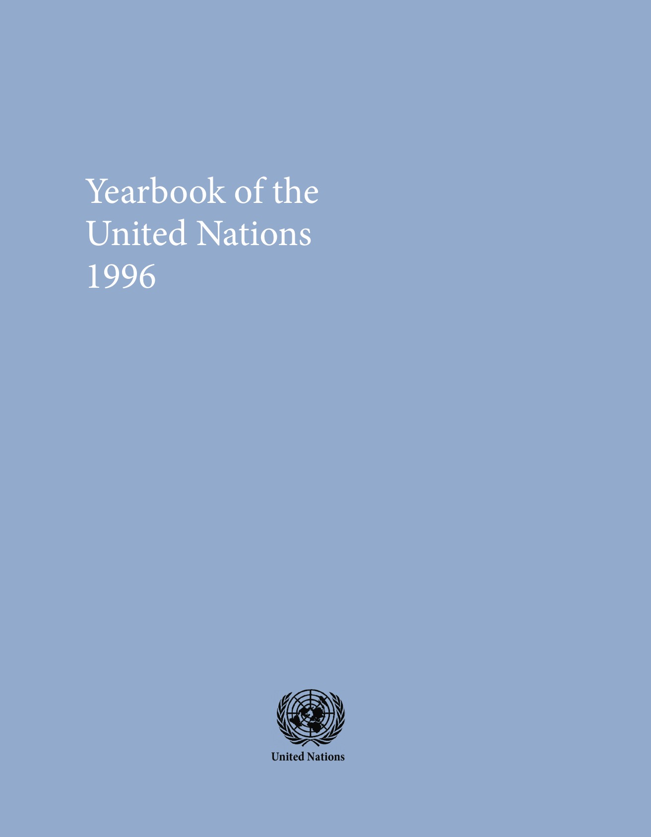 Yearbook of the United Nations 1996