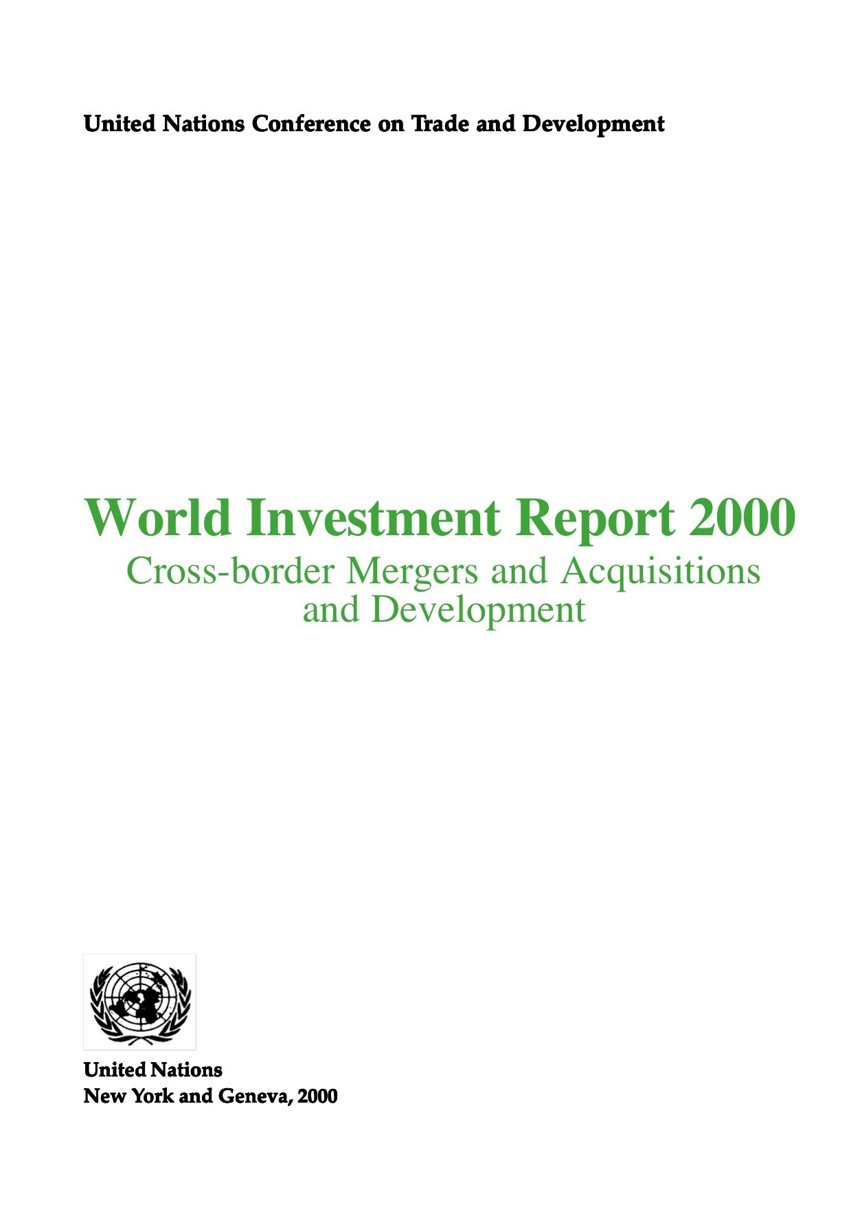 World Investment Report 2000