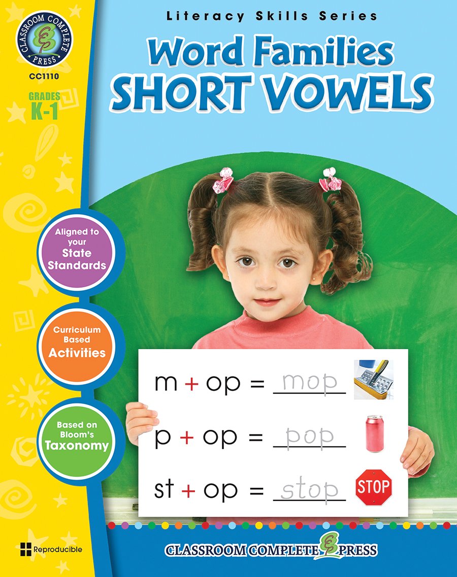 Word Families - Short Vowels Gr. PK-2