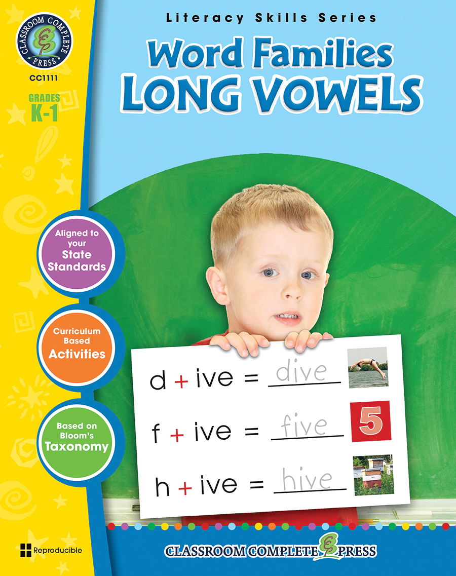 Word Families - Long Vowels Gr. PK-2