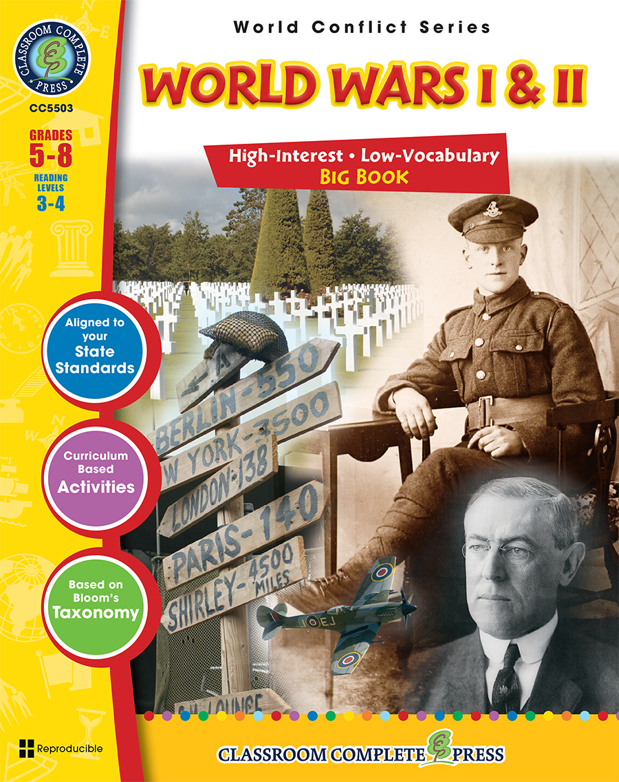 World Wars I & II Big Book Gr. 5-8