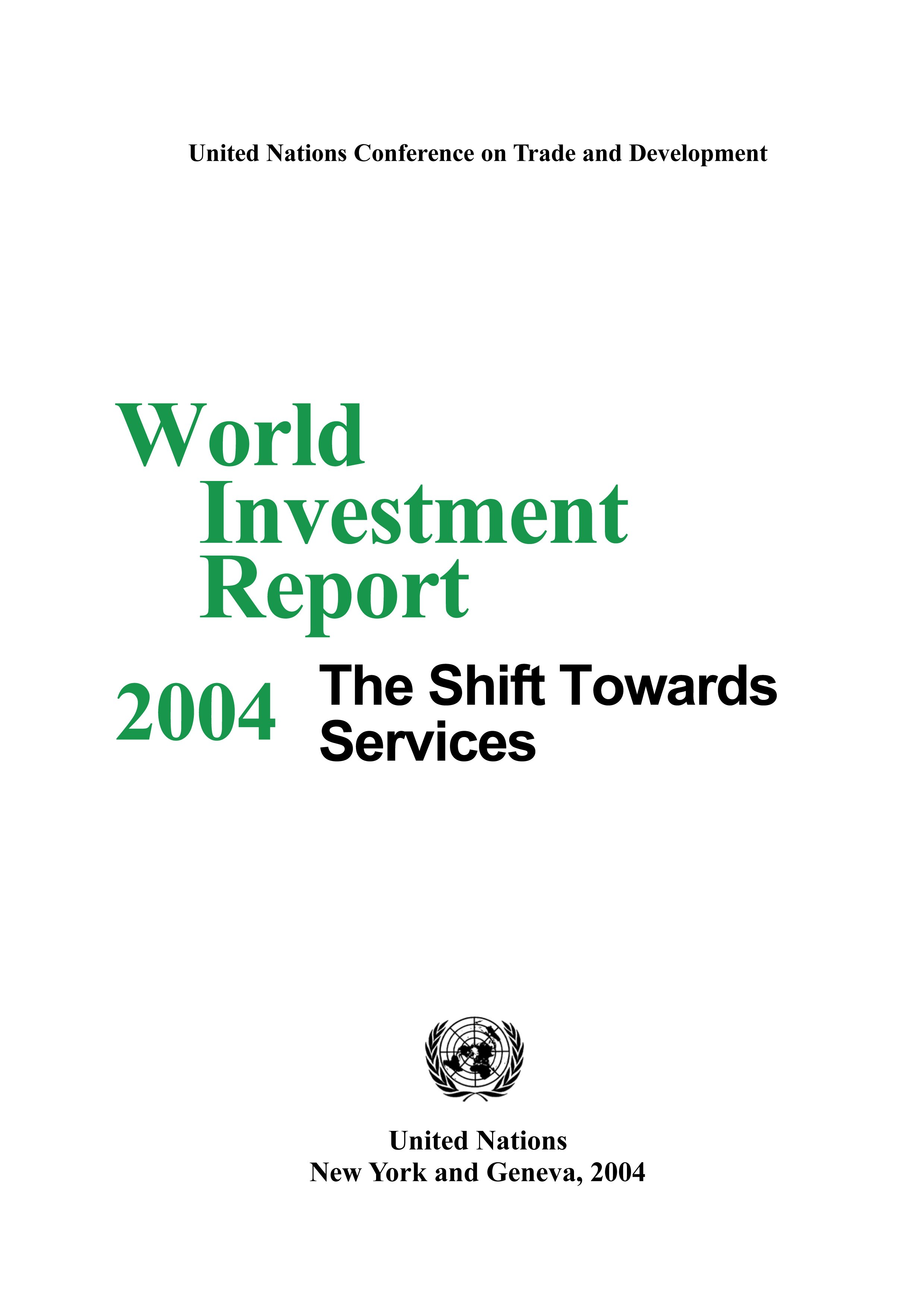 World Investment Report 2004