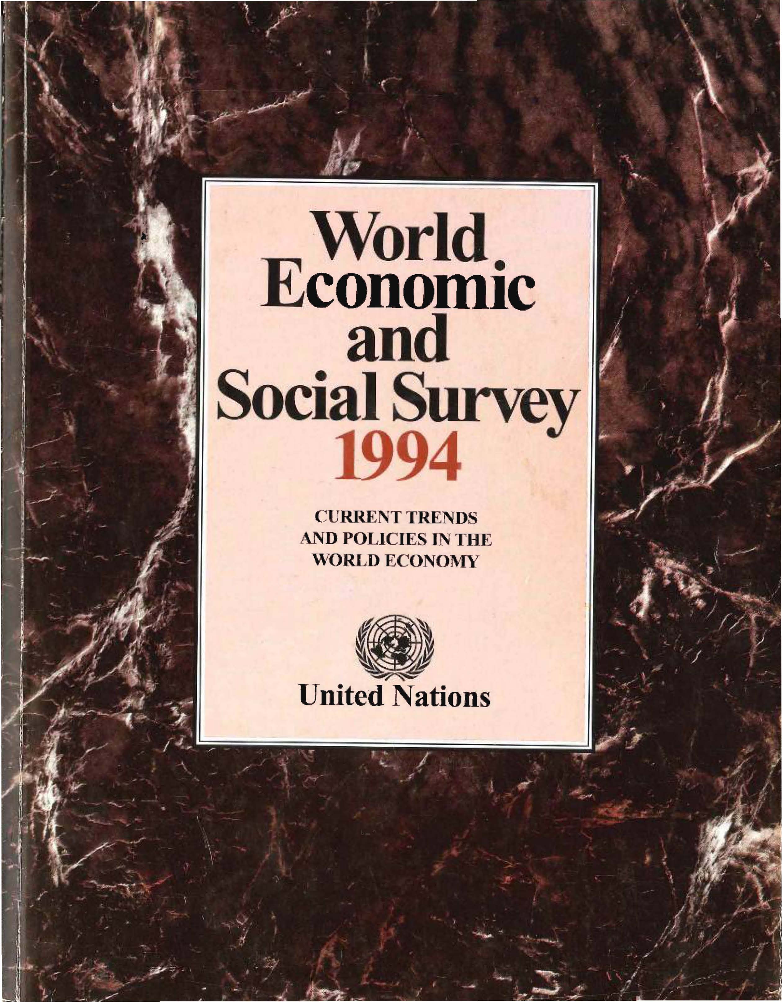 World Economic and Social Survey 1994