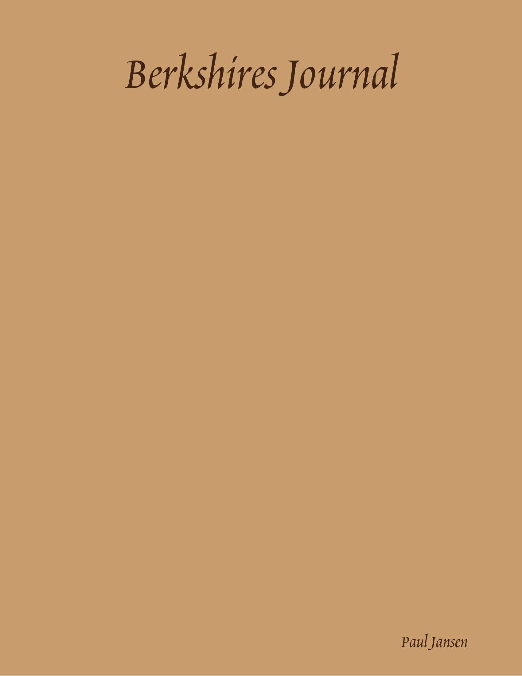 Berkshires Journal