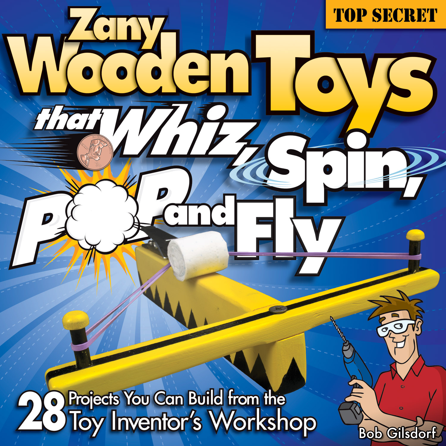Zany Wooden Toys that Whiz, Spin, Pop, and Fly - 15-24.99
