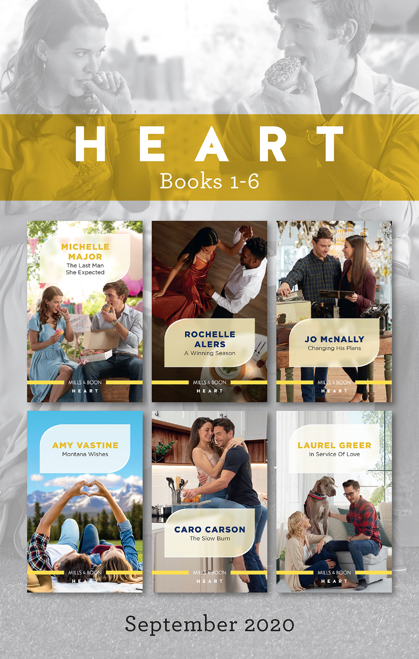 Heart Box Set 1-6 Sept 2020/The Last Man She Expected/A Winning Season/Changing His Plans/Montana Wishes/The Slow Burn/In Service of Lo