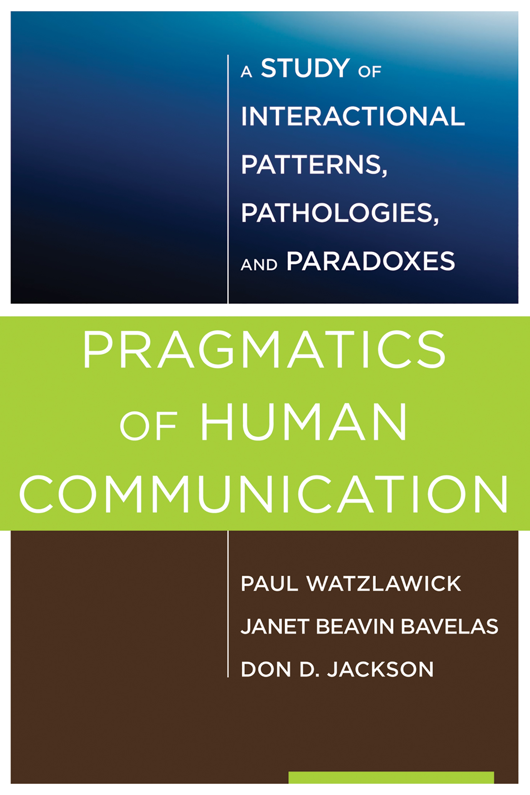 Pragmatics of Human Communication