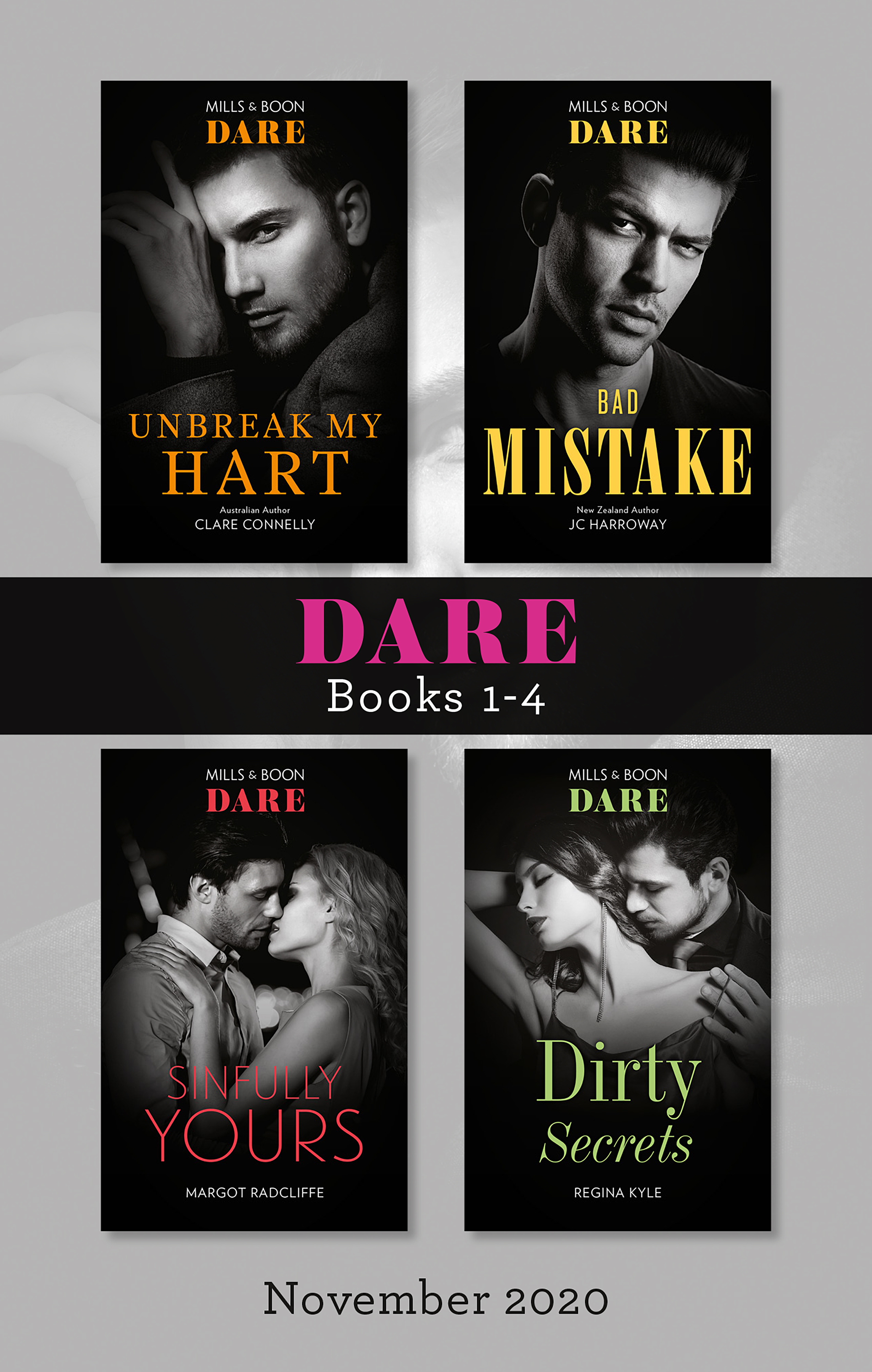 Dare Box Set 1-4 Nov 2020/Unbreak My Hart/Bad Mistake/Sinfully Yours/Dirty Secrets