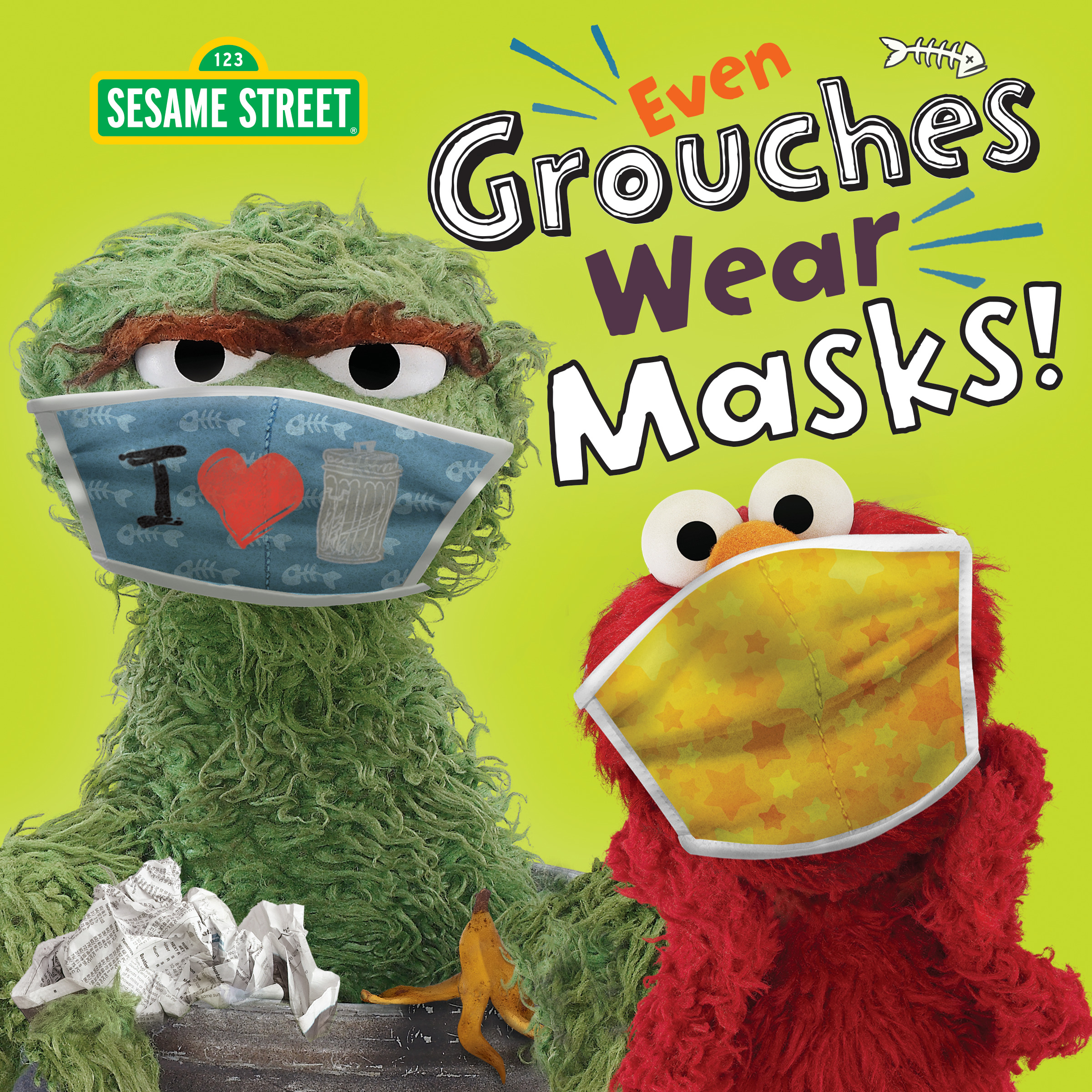 Even Grouches Wear Masks! (sesame Street)