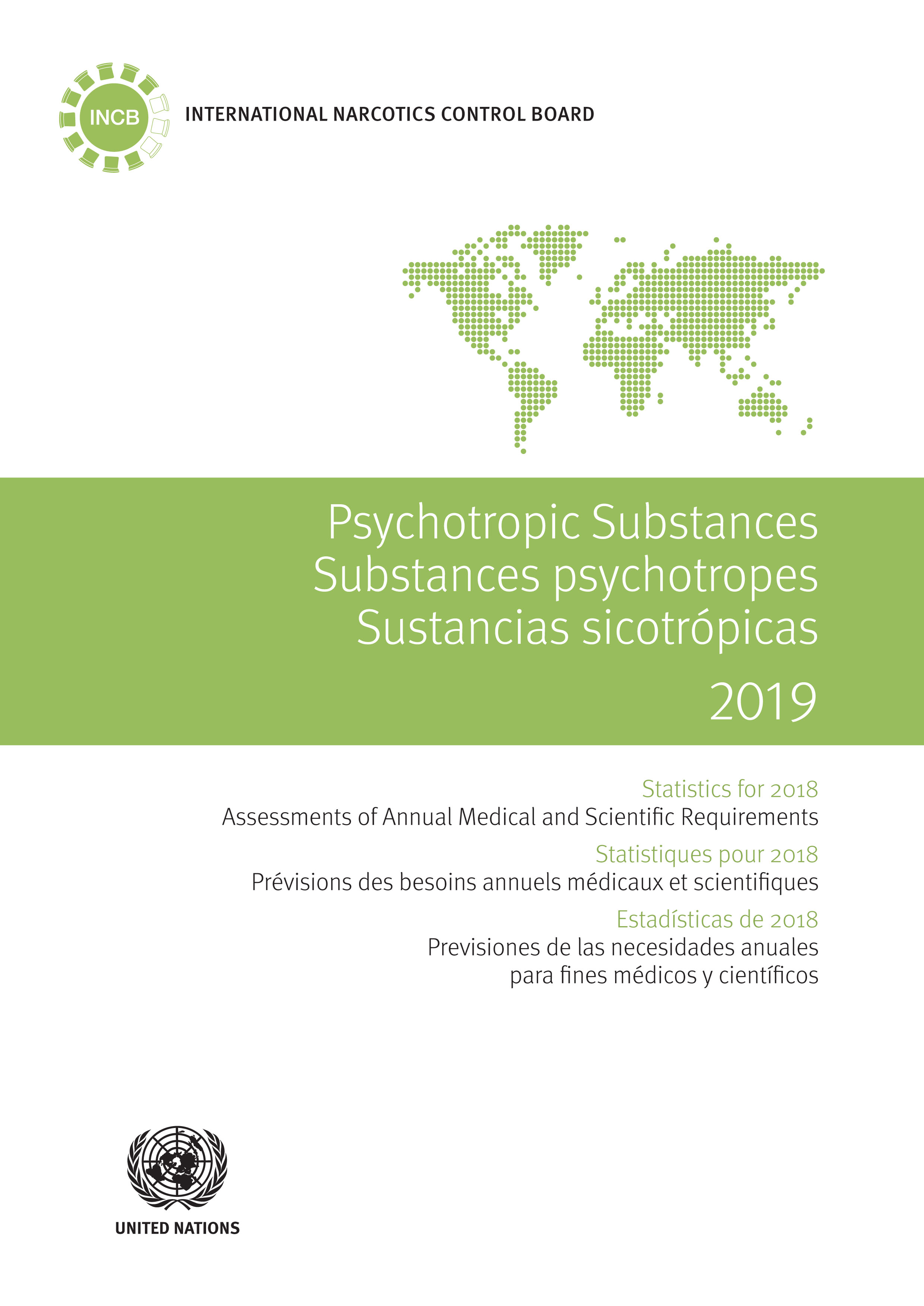 Psychotropic Substances 2019/Substances psychotropes 2019/Sustancias sicotrópicas 2019