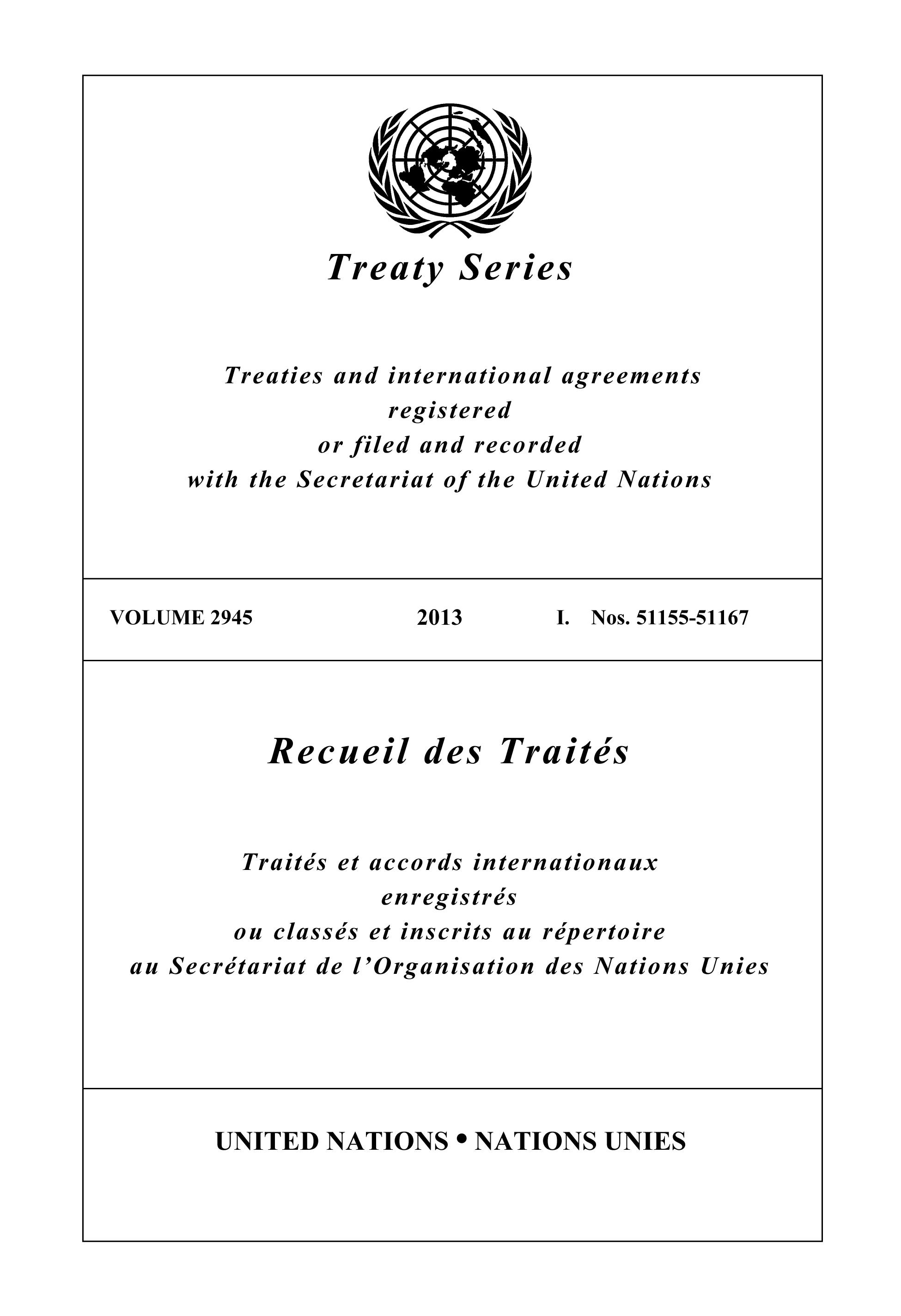 Treaty Series 2945/Recueil des Traités 2945