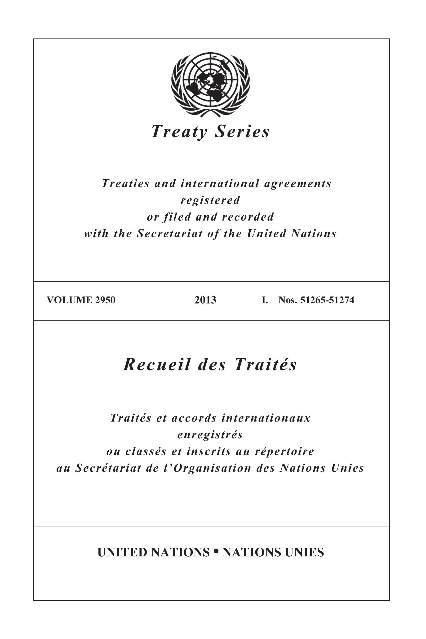 Treaty Series 2950/Recueil des Traités 2950
