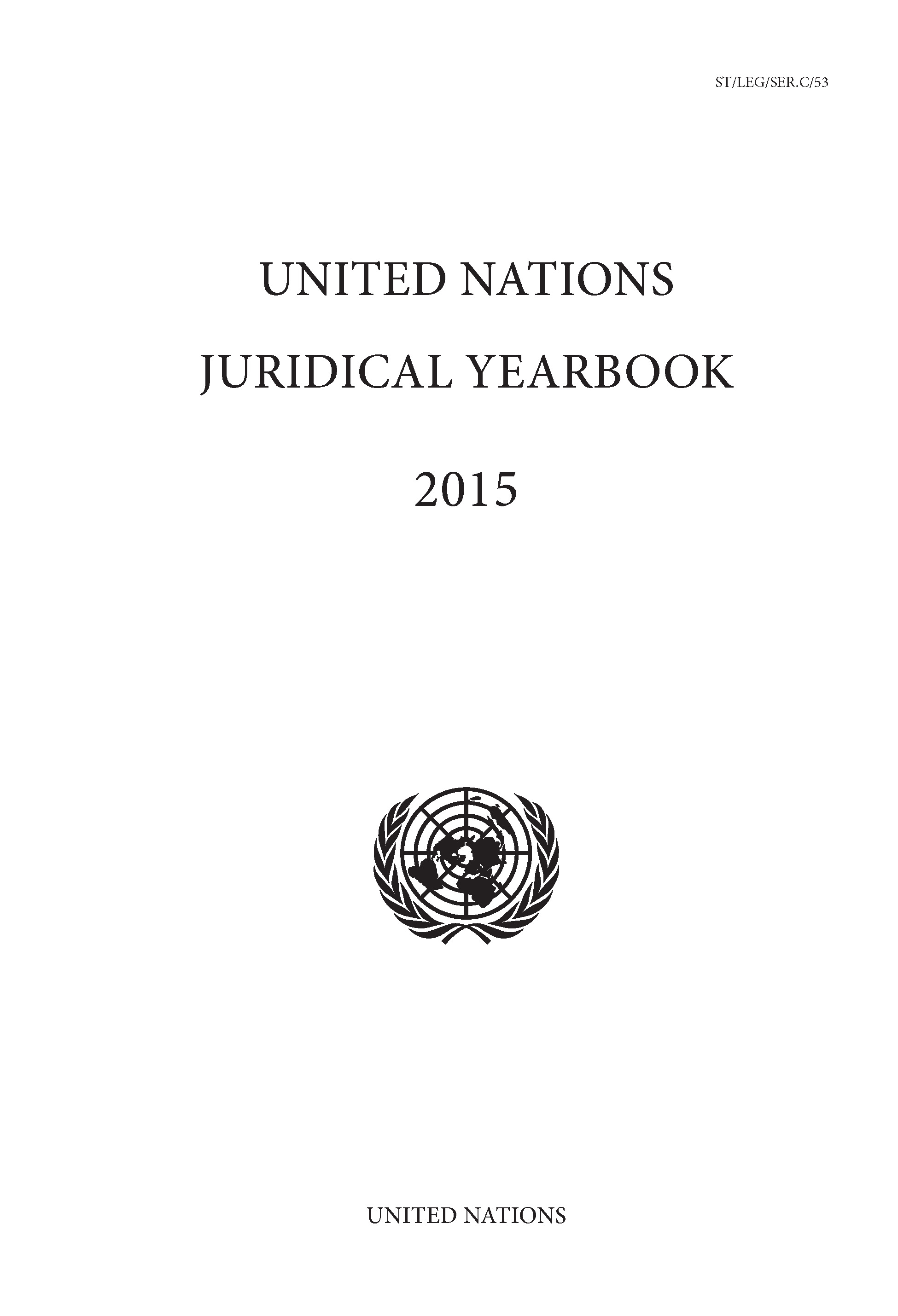 United Nations Juridical Yearbook 2015