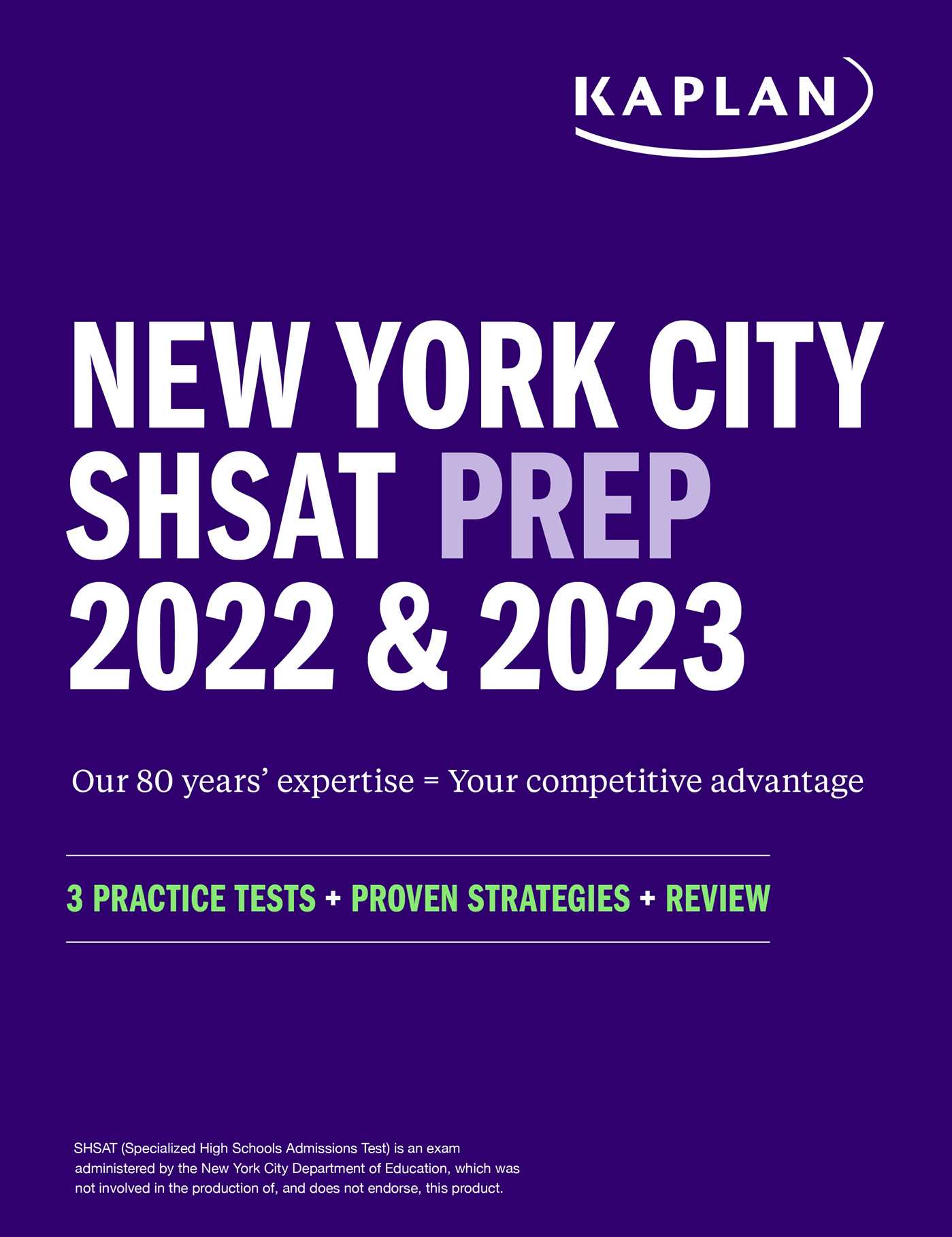 [PDF] Ebook Kaplan New York City SHSAT Prep 2022 & 2023