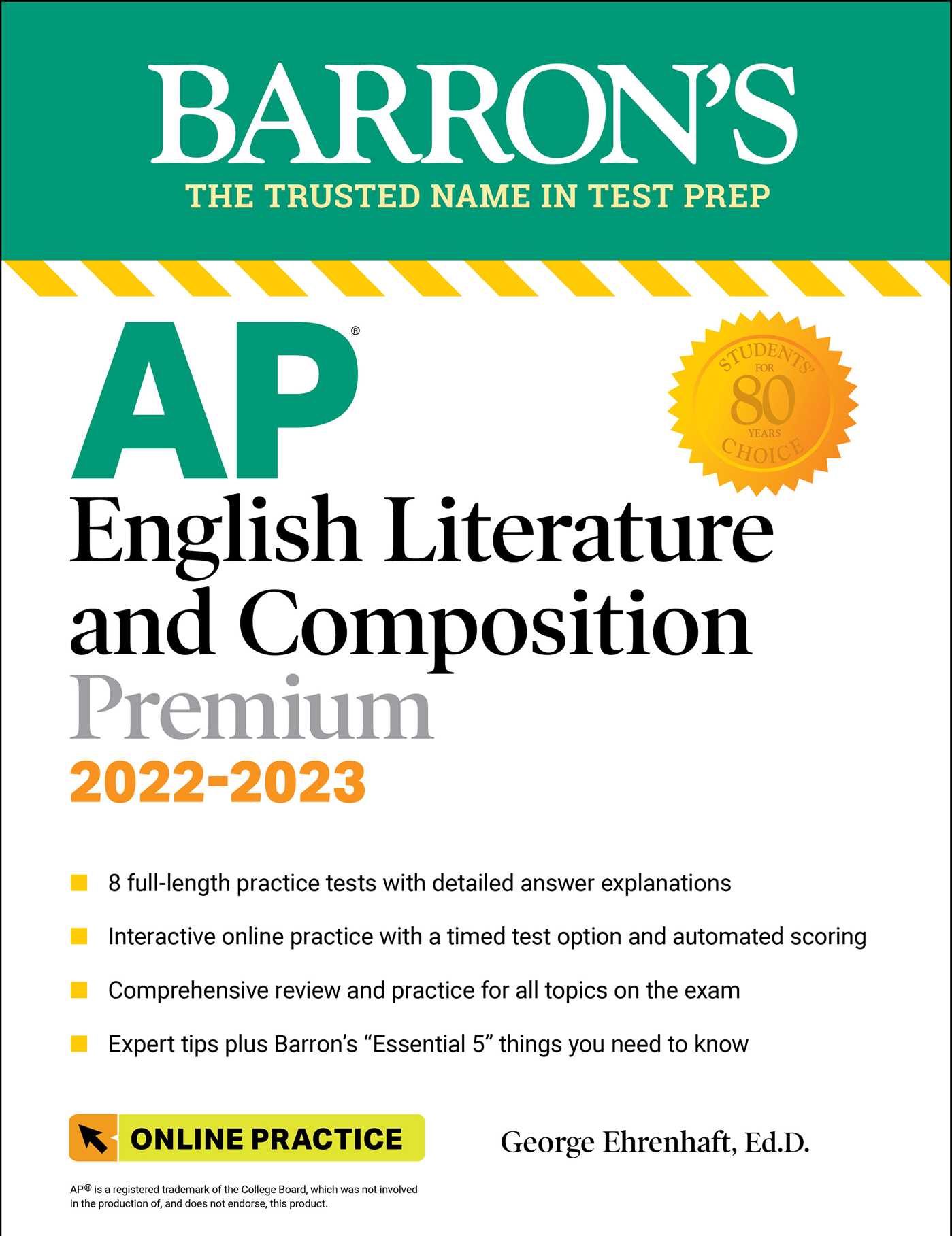 [PDF] Ebook Barrons AP English Literature and Composition Premium 20222023