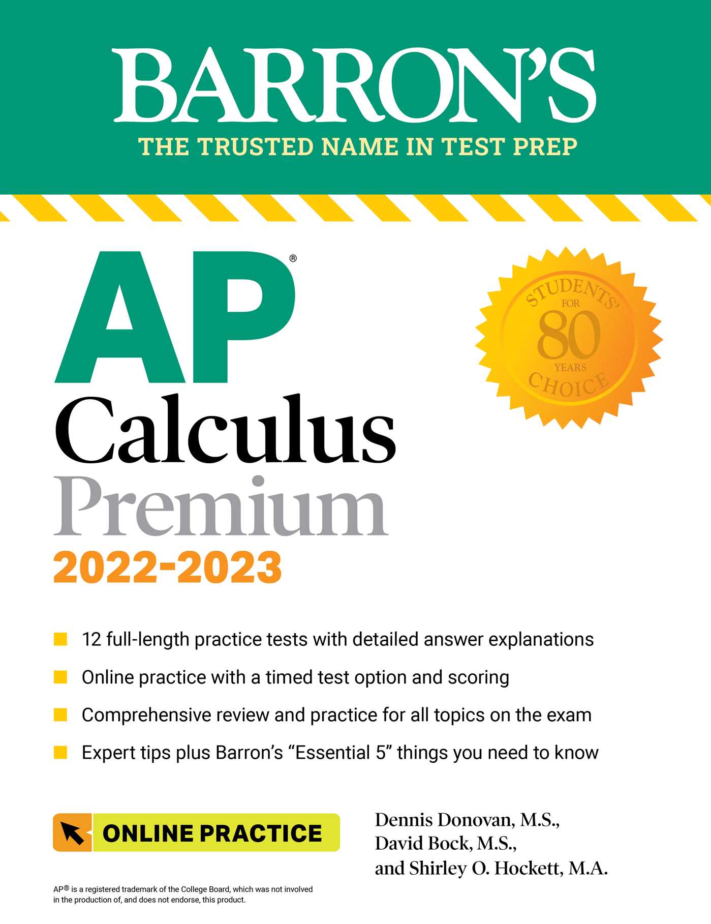 [PDF] Ebook Barrons AP Calculus Premium 20222023